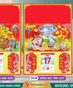 Bìa Trung (35x50cm) - TH15 - Mai Vàng May Mắn 4 Bìa Trung (35x50cm) - MS: TH15 - Mai Vàng May Mắn + TH16 - Vàng Bạc Phú Quý