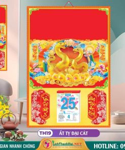Bìa Trung (35x50cm) - TH19 - Ất Tỵ Đại Cát 4 Bìa Trung (35x50cm) - MS: TH19 - Ất Tỵ Đại Cát