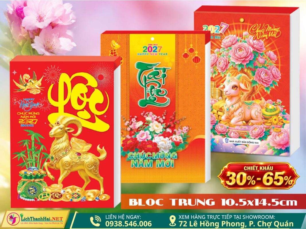 Lịch Bloc Trung Màu 2027 10 Bloc Trung Màu Chiết Khấu Đến 65% lichthanhhai