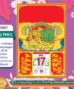 Bìa Đại (40x60cm) Dán Nổi - TH97 - Xuân Đại Phúc