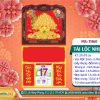 Bìa Lò Xo (37x70cm) Khung Nâu - TH60 - Tài Lộc Như Ý 6 Bìa Lò Xo (37x70cm) Khung Nâu | MS: TH60 - Tài Lộc Như Ý