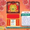 Bìa Lò Xo (37x70cm) Khung Nâu - TH65 - Kim Bảo Tài Lộc 5 Bìa Lò Xo (37x70cm) Khung Nâu | MS: TH65 - Kim Bảo Tài Lộc