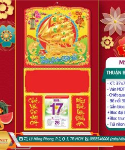 Bìa Lò Xo Giữa (37x70cm) Bế Nổi - Thuận Buồm Xuôi Gió