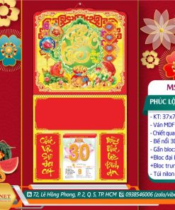 Bìa Lò Xo Giữa (37x70cm) Bế Nổi - Phúc Lộc Hưng Thịnh