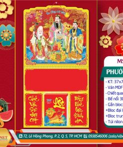 Bìa Lò Xo Giữa (37x70cm) Bế Nổi - Phước Lộc Thọ