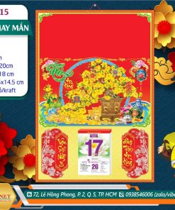 Bìa Trung (35x50cm) - Mai Vàng May Mắn