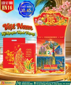 Lịch 52 Tuần - Mã Số: HN16 - Việt Nam Kỷ Nguyên Thịnh Vượng