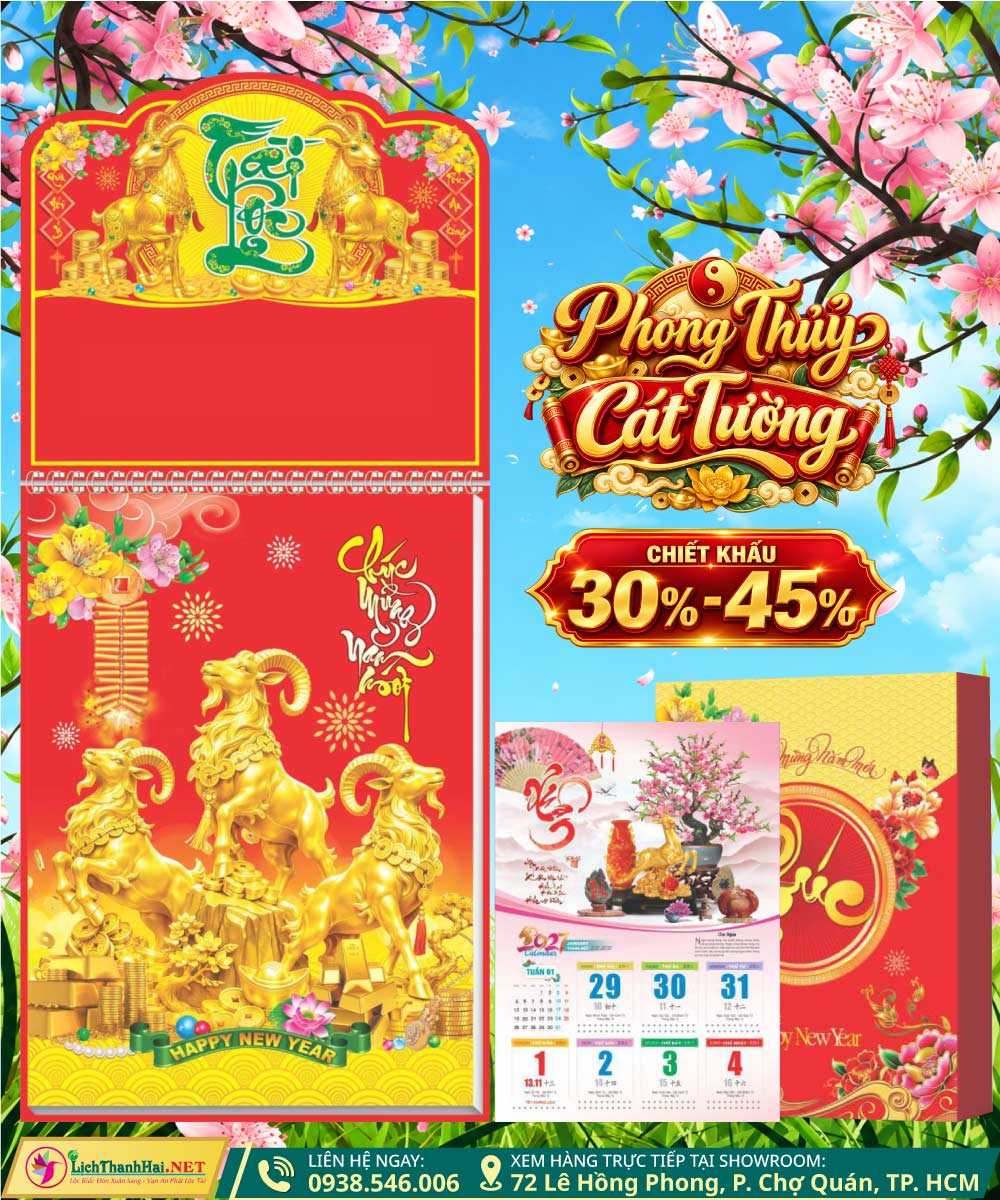 Lịch 52 Tuần - HBT02 - Phong Thủy Cát Tường 6 Lịch 52 Tuần Phong Thủy Cát Tường