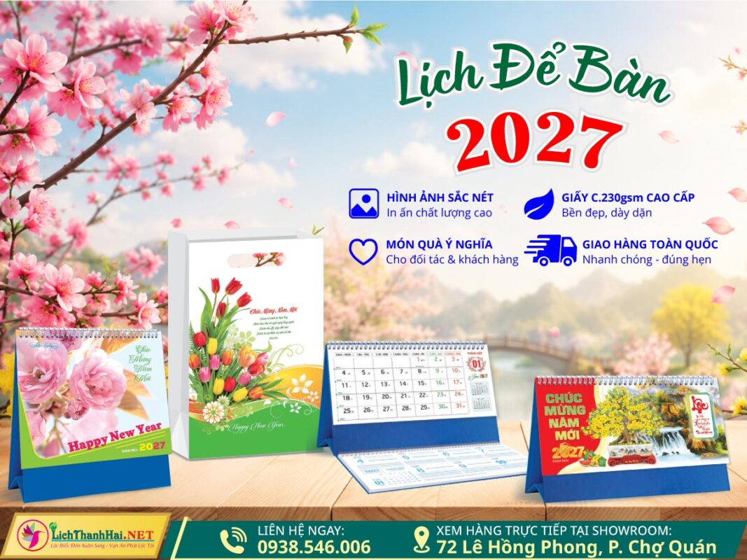 Lịch Để Bàn 2027 1 Lịch Để Bàn lichthanhhai